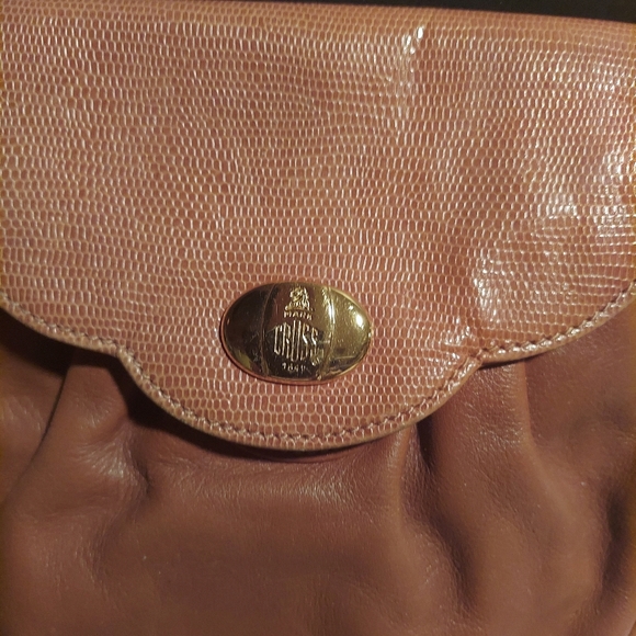 Mark Cross carmel leather crossbody bag pristine  condition 7in x 8in - Picture 2 of 7